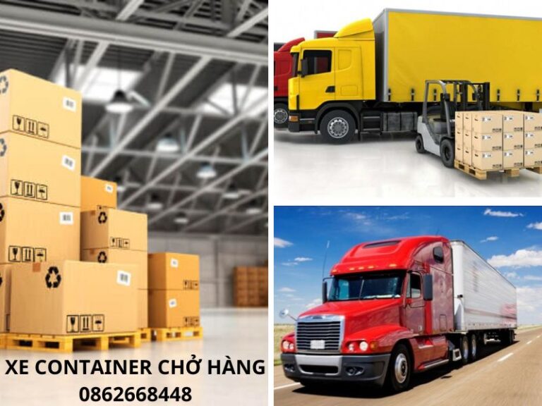 Xe Container Chở Hàng Giá Rẻ Với 500đ/kg. Giao Hàng 24H