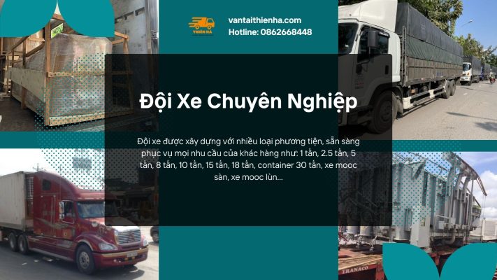 Đội Xe Tải Chở Hàng Đi Bến Tre