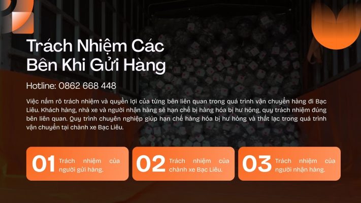 Trách Nhiệm Các Bên Khi Gửi Hàng Đi Bạc Liêu