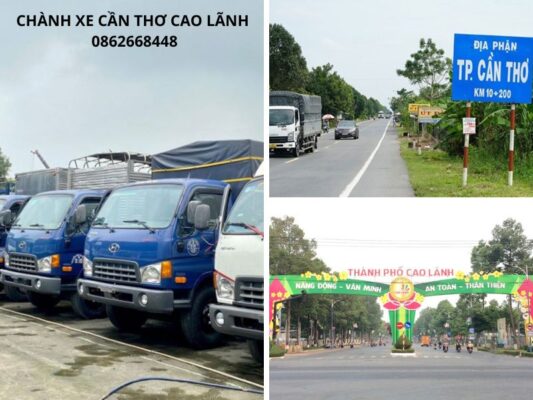 Chành xe chuyển hàng Cần Thơ Cao Lãnh