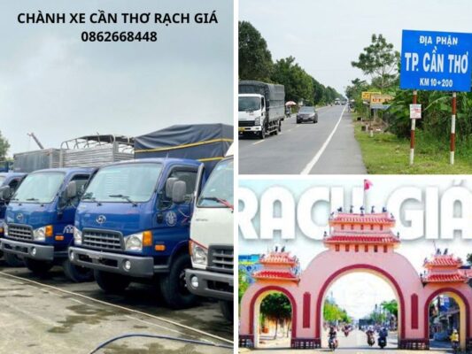 Chành xe chuyển hàng Cần Thơ Rạch Giá
