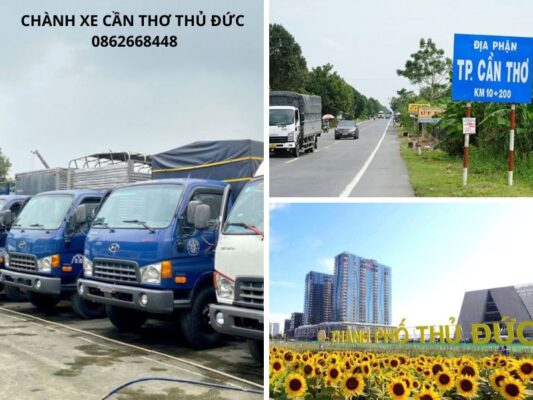 Chành xe chuyển hàng Cần Thơ Thủ Đức