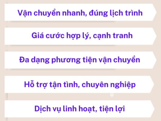 Ưu điểm khi chọn chành xe chuyển hàng Cần Thơ Hồng Ngự