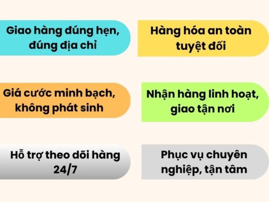 6 cam kết của chành xe chuyển hàng Cần Thơ Bình Phước