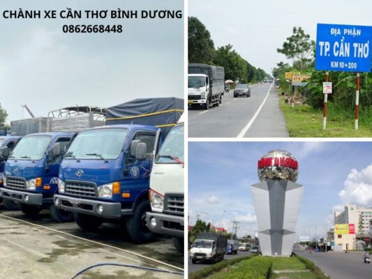 Chành xe chuyển hàng Cần Thơ Bình Dương