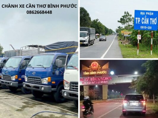 Chành xe chuyển hàng Cần Thơ Bình Phước