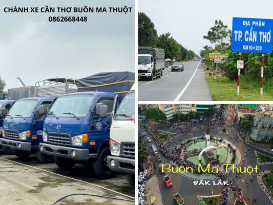 Chành xe chuyển hàng Cần Thơ Buôn Ma Thuột
