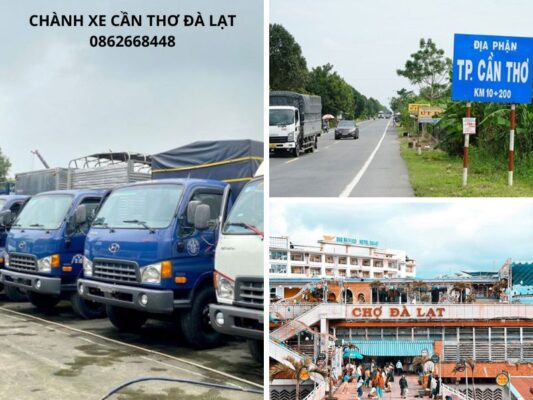 Chành xe chuyển hàng Cần Thơ Đà Lạt
