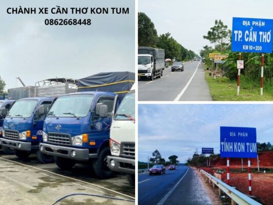 Chành xe chuyển hàng Cần Thơ Kon Tum