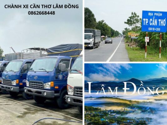 Chành xe chuyển hàng Cần Thơ Lâm Đồng