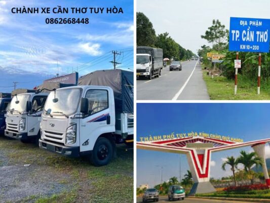 Chành xe chuyển hàng Cần Thơ Tuy Hòa