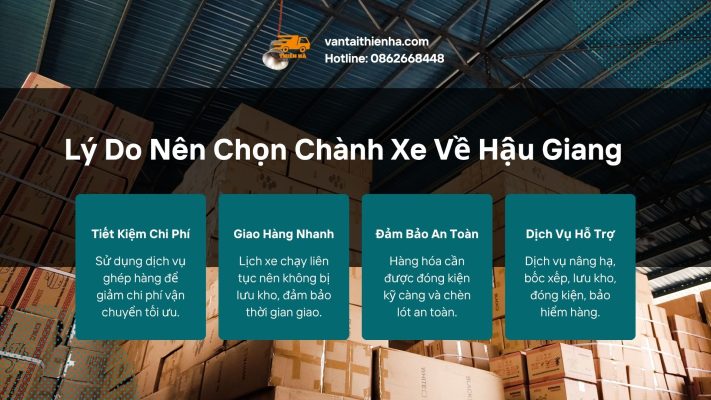 Lý Do Chọn Chành Xe Về Hậu Giang
