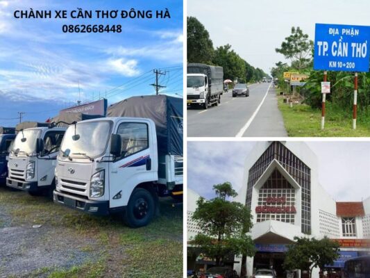 Chành xe chuyển hàng Cần Thơ Đông Hà