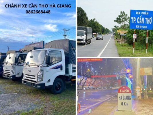 Chành xe chuyển hàng Cần Thơ Hà Giang