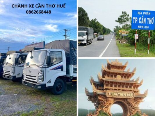 Chành xe chuyển hàng Cần Thơ Huế