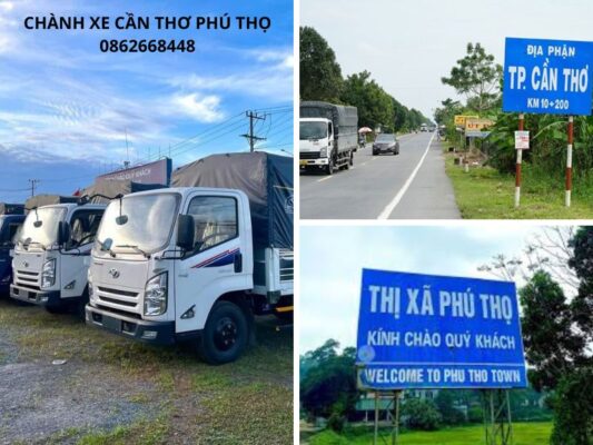 Chành xe chuyển hàng Cần Thơ Phú Thọ