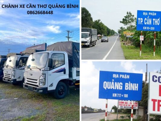 Chành xe chuyển hàng Cần Thơ Quảng Bình