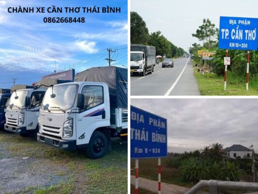 Chành xe chuyển hàng Cần Thơ Thái Bình