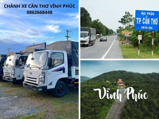 Chành xe chuyển hàng Cần Thơ Vĩnh Phúc
