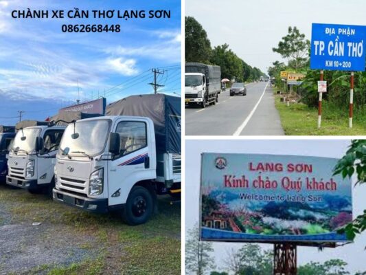 Chành xe chuyển hàng Cần Thơ Lạng Sơn