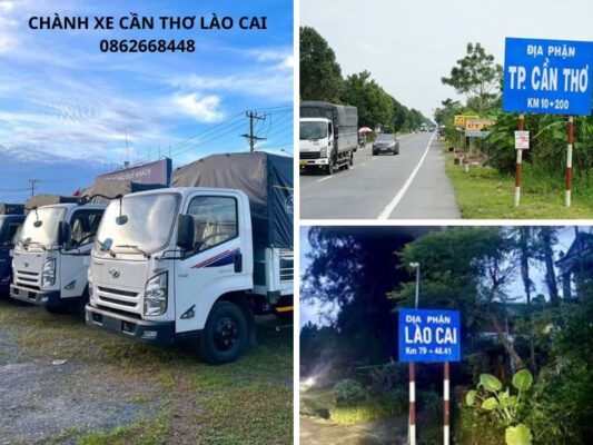 Chành xe chuyển hàng Cần Thơ Lào Cai