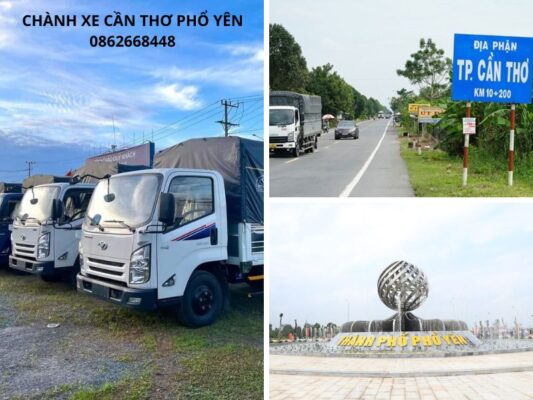 Chành xe chuyển hàng Cần Thơ Phổ Yên