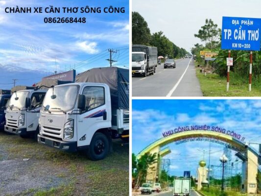 Chành xe chuyển hàng Cần Thơ Sông Công