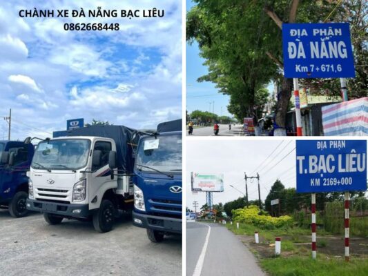 Chành xe chuyển hàng Đà Nẵng Bạc Liêu