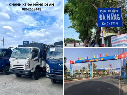 Chành xe chuyển hàng Đà Nẵng Dĩ An