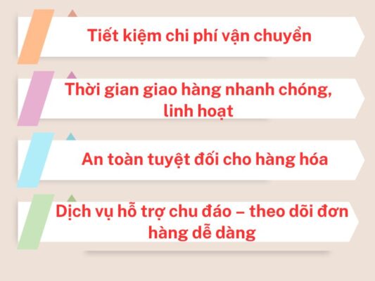 Lợi ích khi sử dụng chành xe chuyển hàng Đà Nẵng Tây Ninh