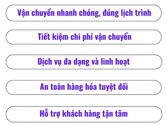 Lợi ích khi sử dụng chành xe chuyển hàng Đà Nẵng Thủ Dầu Một