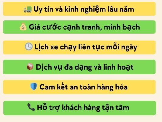 Lý do nên chọn chành xe chuyển hàng Đà Nẵng Đà Lạt