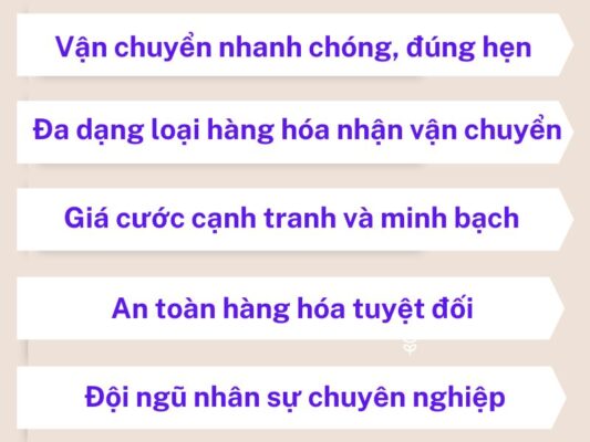 Ưu điểm của chành xe chuyển hàng Đà Nẵng Hồng Ngự