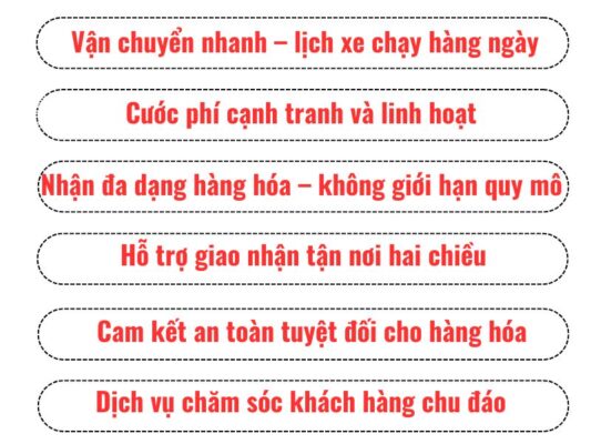 Ưu điểm của chành xe chuyển hàng Đà Nẵng Lâm Đồng