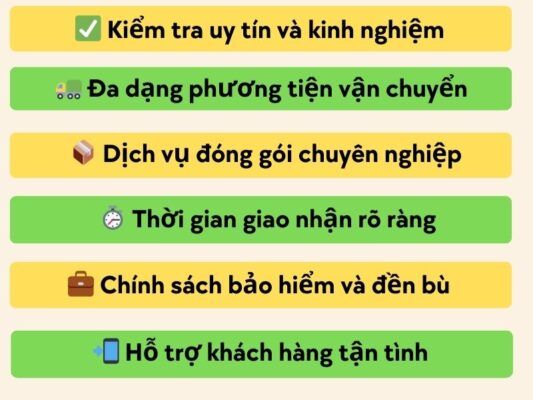 Cách chọn chành xe chuyển hàng Đà Nẵng Hoa Lư tốt nhất