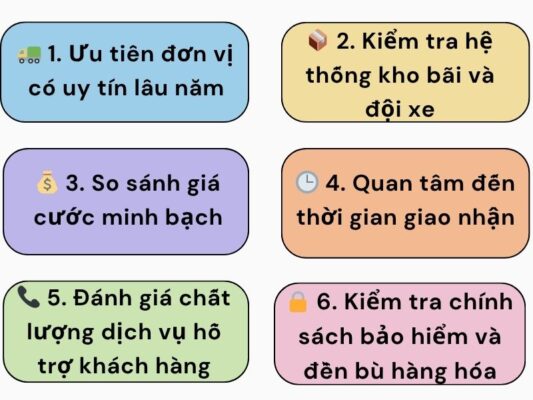 Kinh nghiệm chọn chành xe chuyển hàng Đà Nẵng Hà Nội