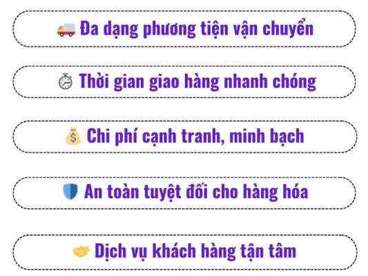 Lợi thế nổi bật của chành xe chuyển hàng Đà Nẵng Bắc Kạn