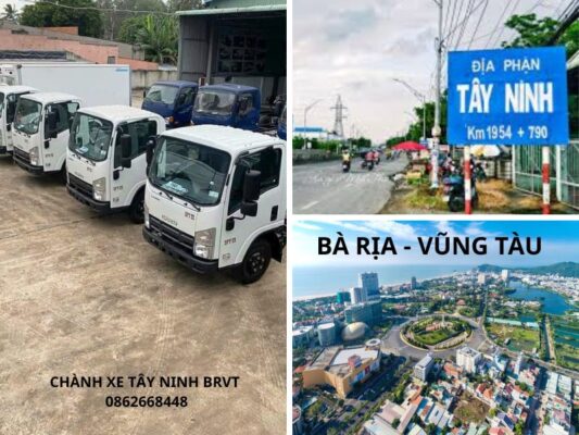 Chành xe chuyển hàng Tây Ninh Bà Rịa Vũng Tàu