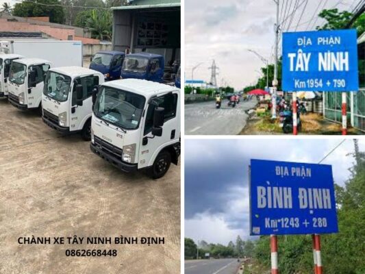 Chành xe chuyển hàng Tây Ninh Bình Định