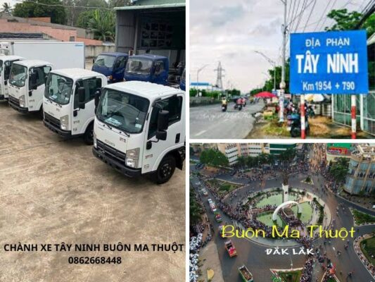 Chành xe chuyển hàng Tây Ninh Buôn Ma Thuột