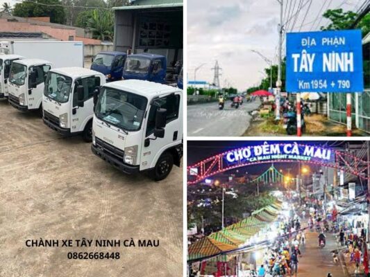 Chành xe chuyển hàng Tây Ninh Cà Mau