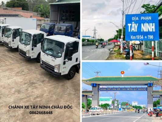 Chành xe chuyển hàng Tây Ninh Châu Đốc
