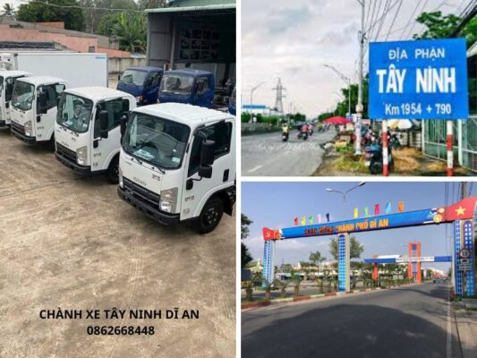 Chành xe chuyển hàng Tây Ninh Dĩ An
