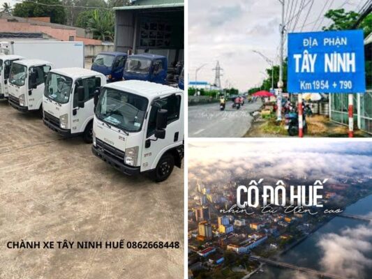 Chành xe chuyển hàng Tây Ninh Huế