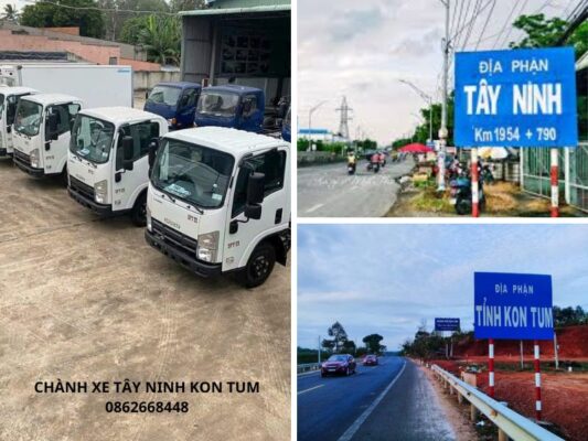 Chành xe chuyển hàng Tây Ninh Kon Tum