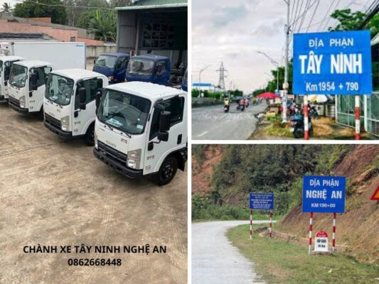 Chành xe chuyển hàng Tây Ninh Nghệ An