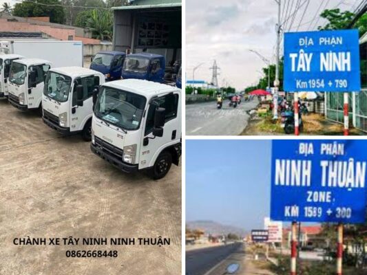 Chành xe chuyển hàng Tây Ninh Ninh Thuận