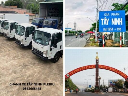Chành xe chuyển hàng Tây Ninh Pleiku