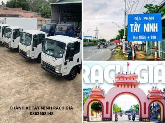 Chành xe chuyển hàng Tây Ninh Rạch Giá