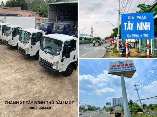 Chành xe chuyển hàng Tây Ninh Thủ Dầu Một